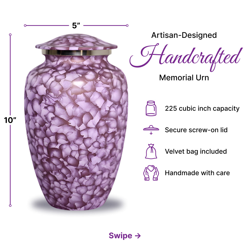 Motif Cloud Cremation Urn
