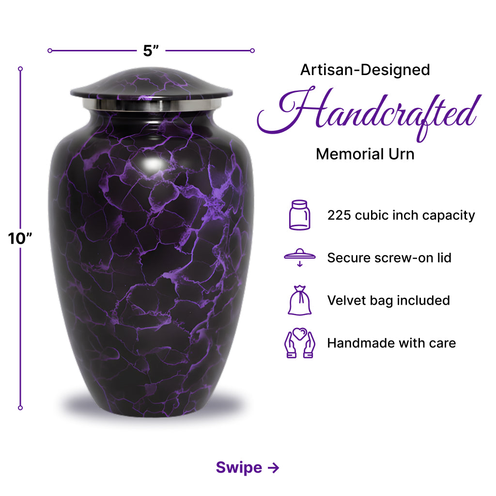 Motif Patch Cremation Urn