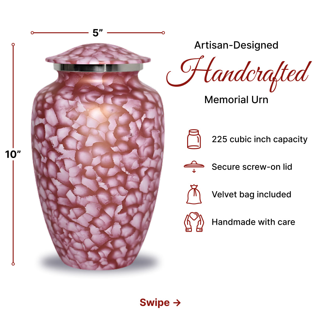 Motif Cloud Cremation Urn