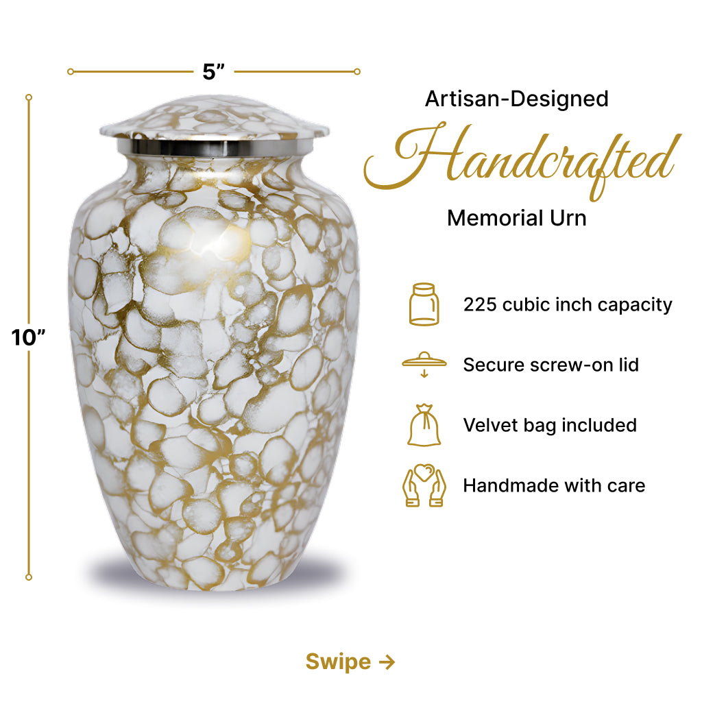 Motif Cloud Cremation Urn
