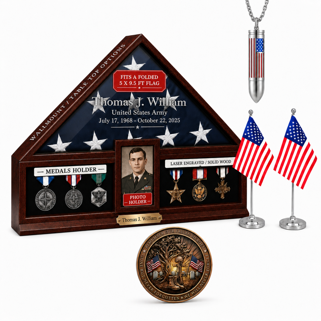 Memorial Flag Display Case