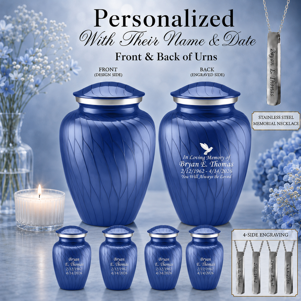 Serenity Curve Pearl Urn