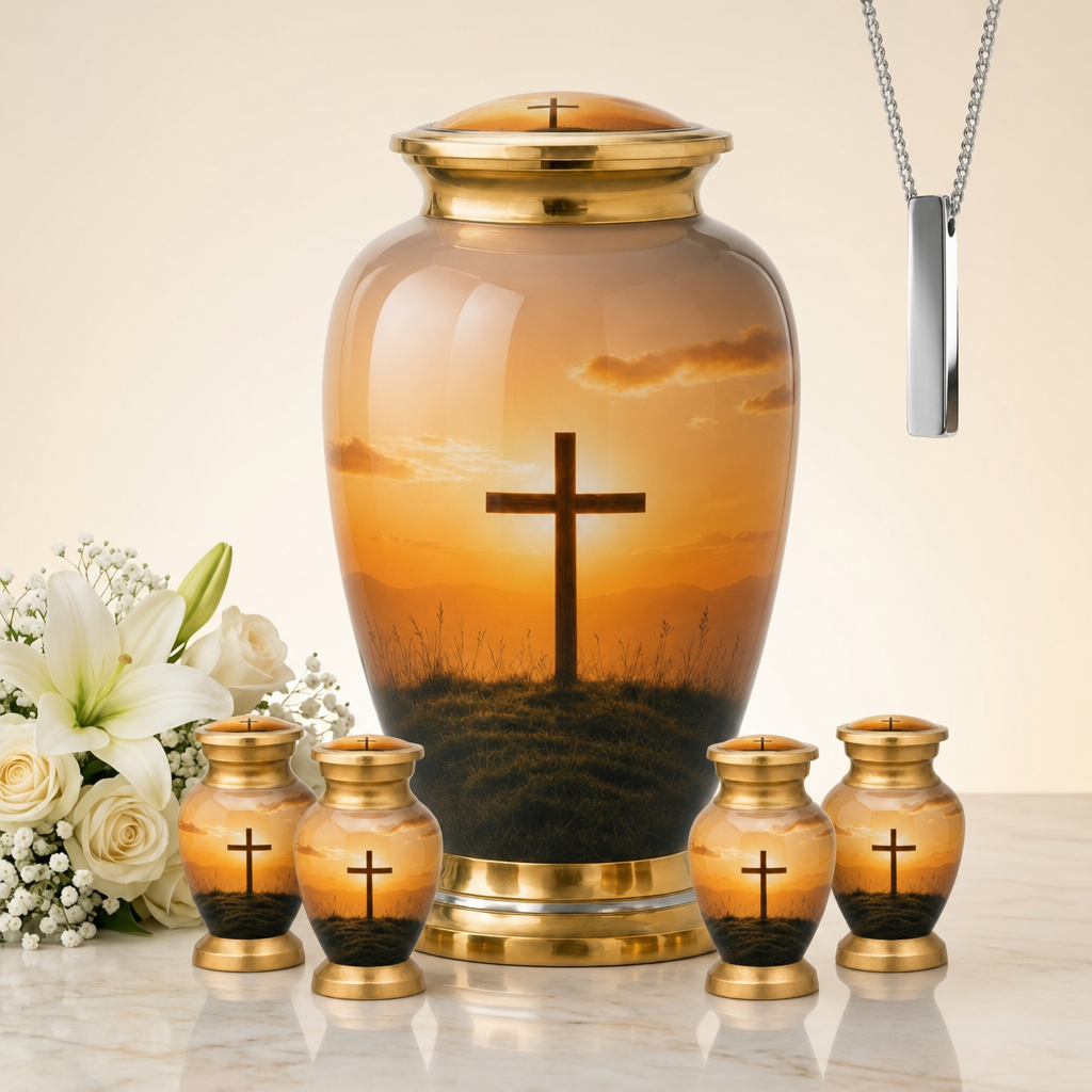 Cross Cremation Urn