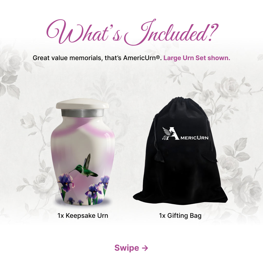 Hummingbird Image Cremation Urn