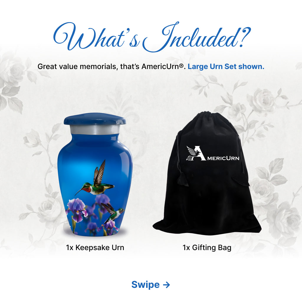 Hummingbird Image Cremation Urn