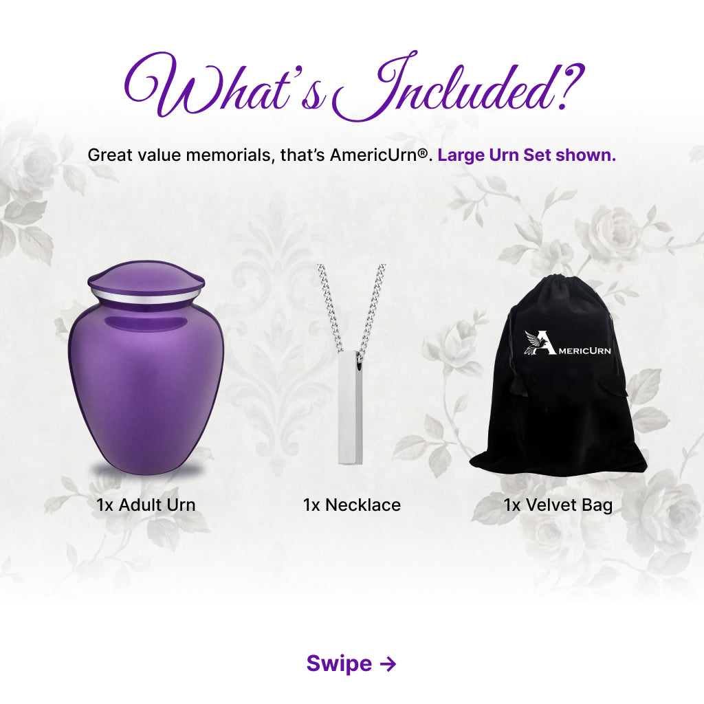 Serenity Curve Plain Urn