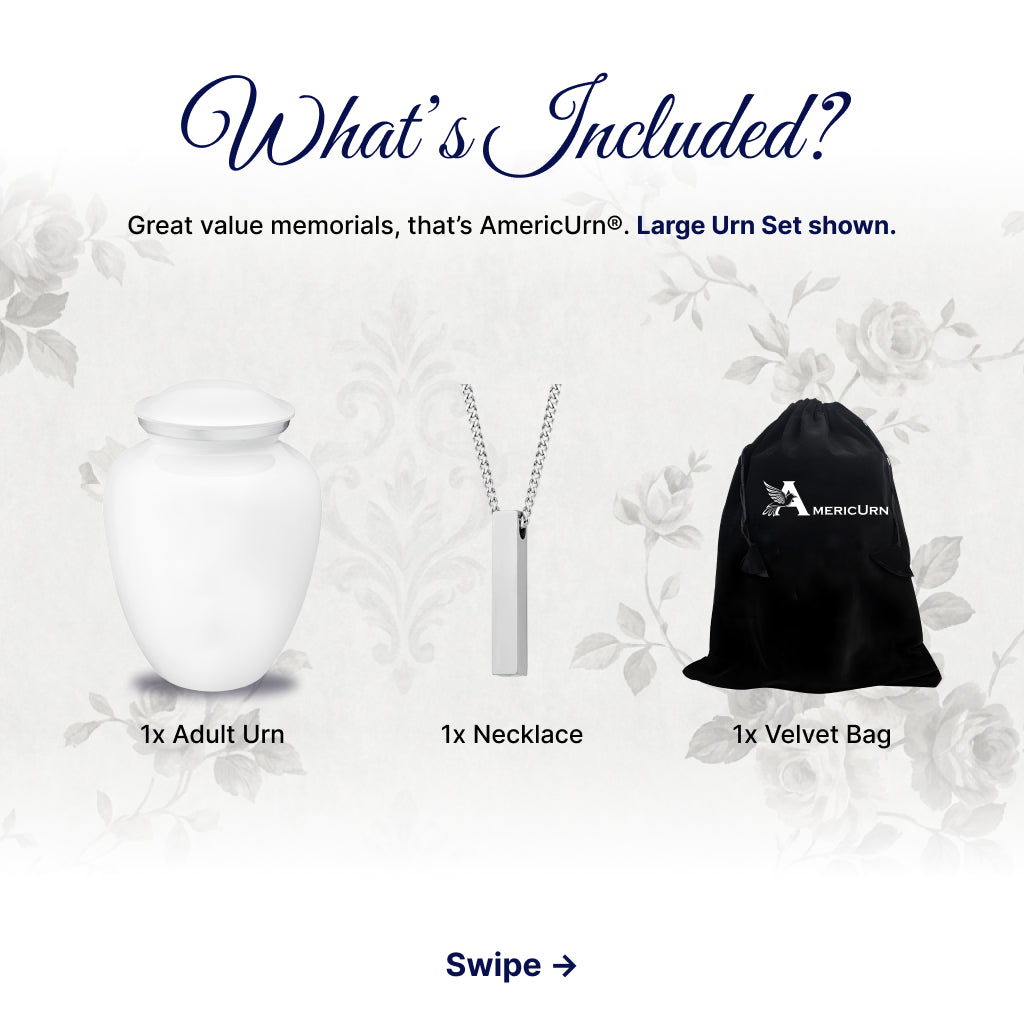 Serenity Curve Plain Urn