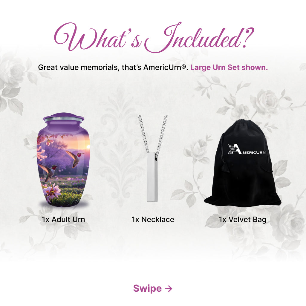 Hummingbird Image Cremation Urn