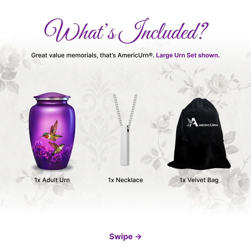 Hummingbird Image Cremation Urn
