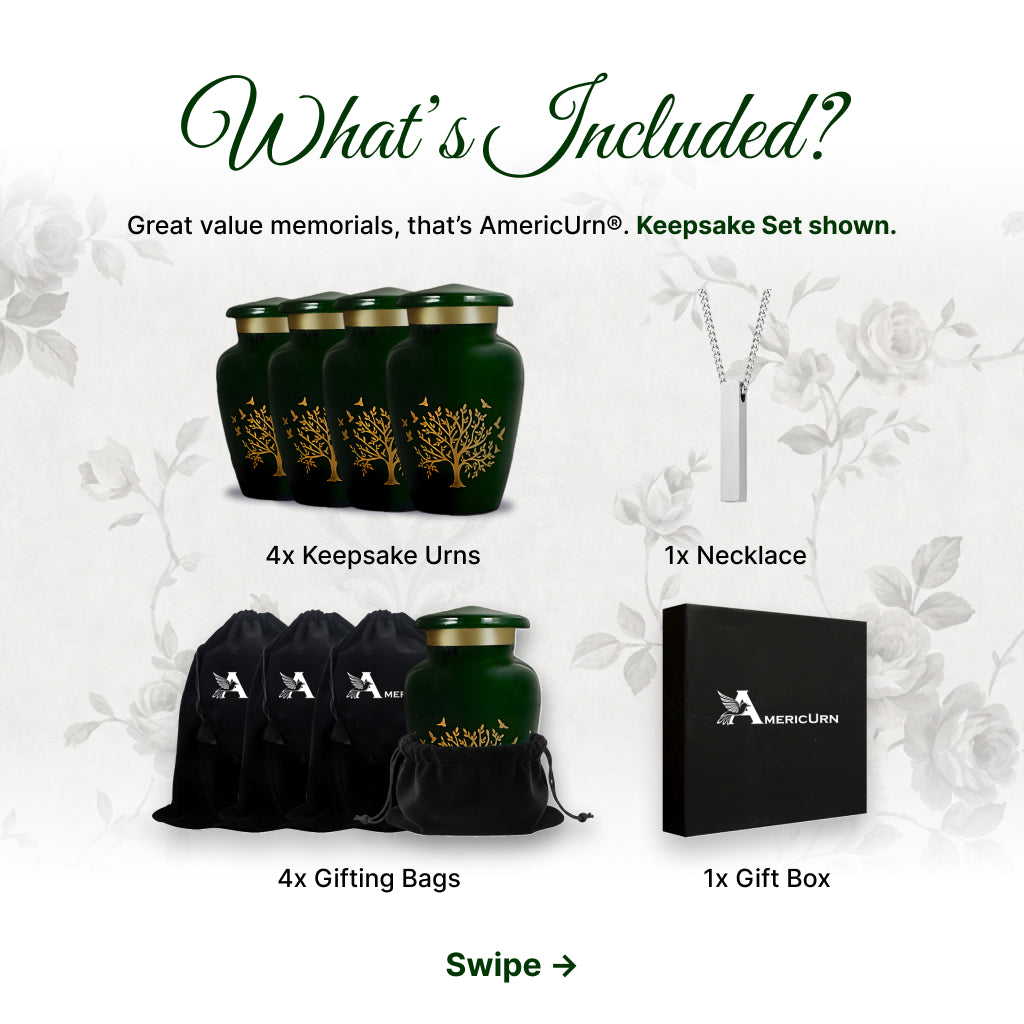 Ornate Tree of Life Motif Urn