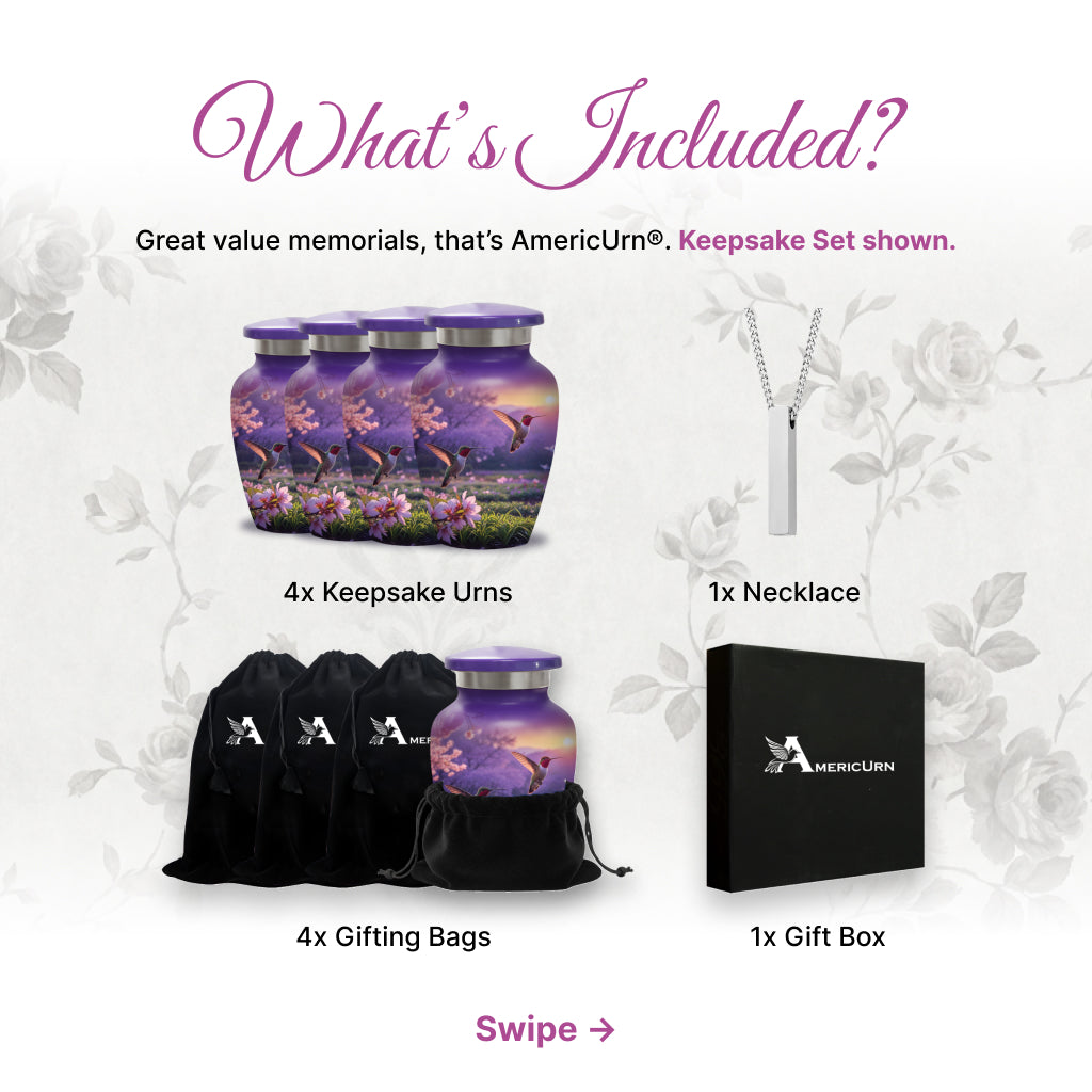 Hummingbird Image Cremation Urn