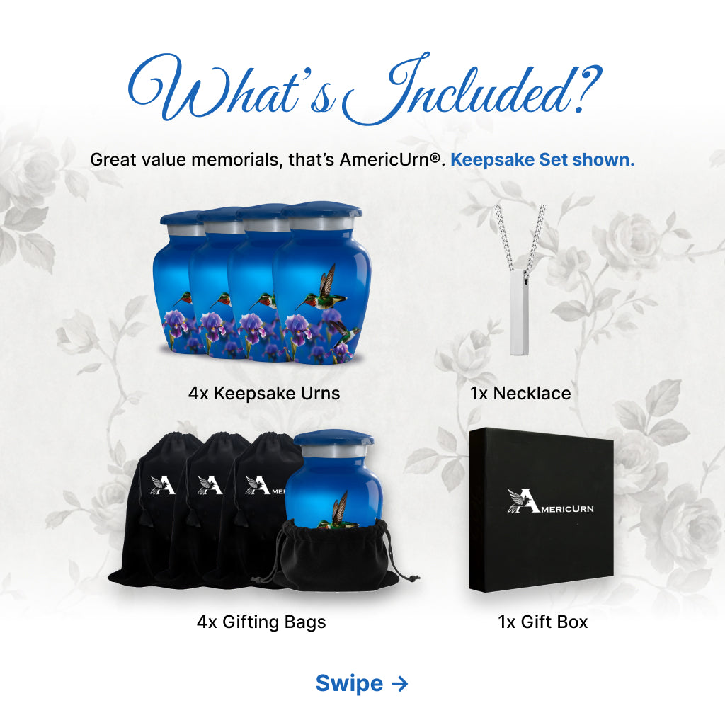 Hummingbird Image Cremation Urn