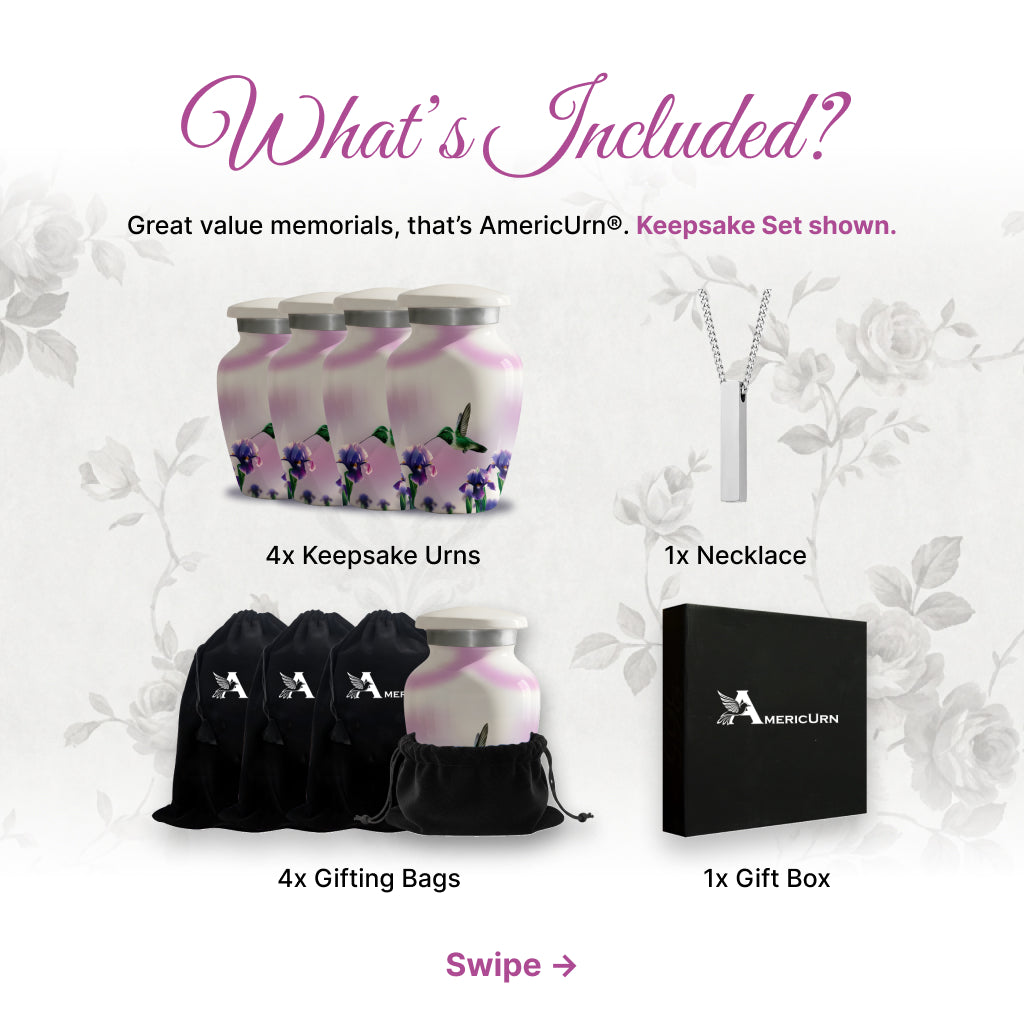 Hummingbird Image Cremation Urn