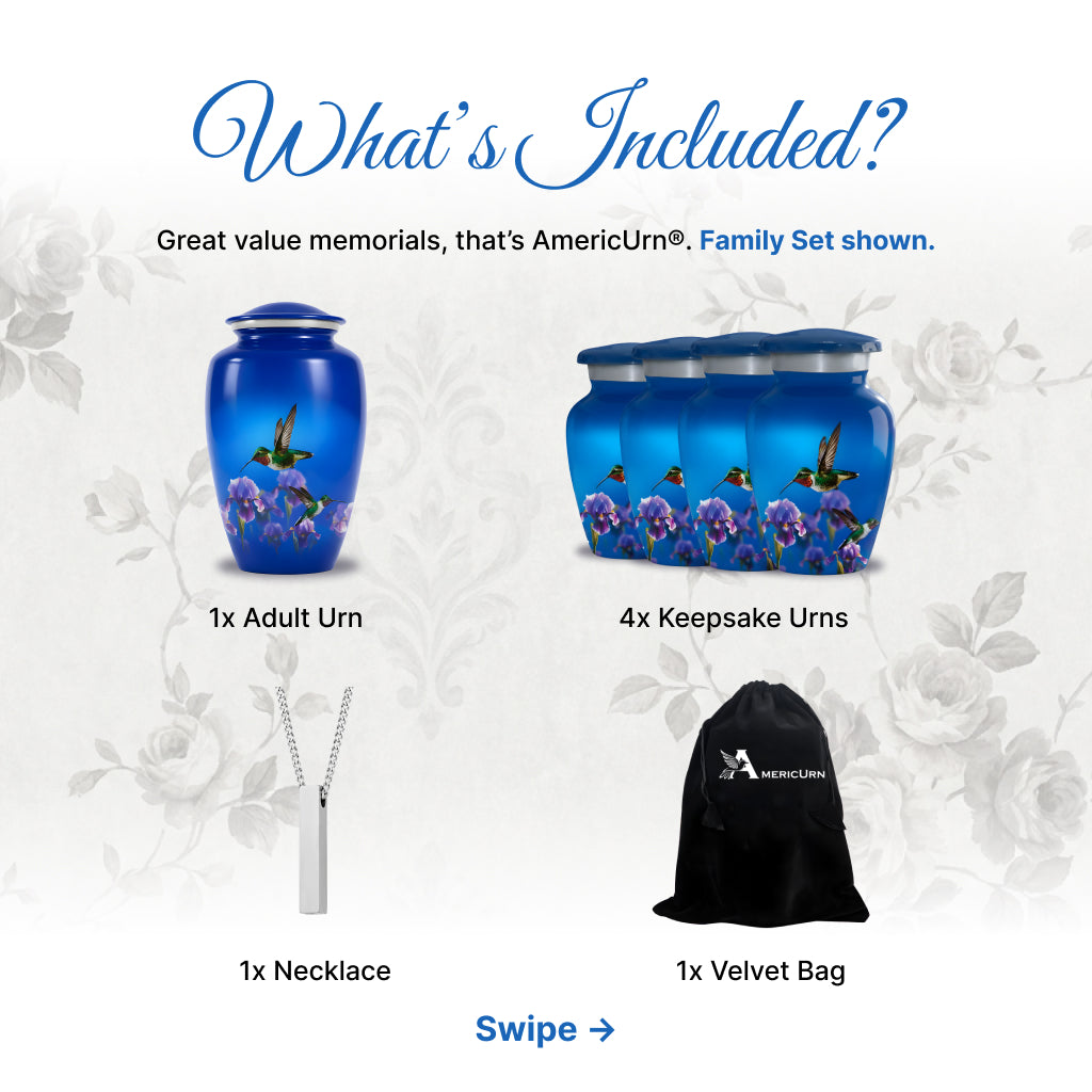 Hummingbird Image Cremation Urn