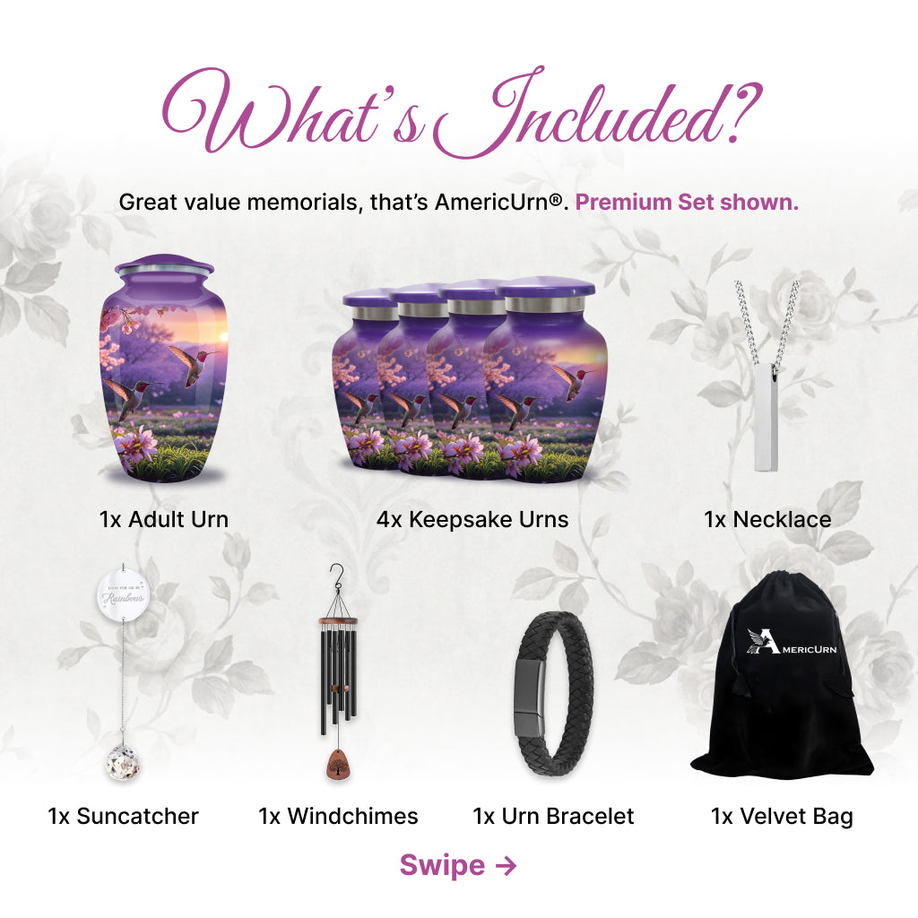 Hummingbird Image Cremation Urn