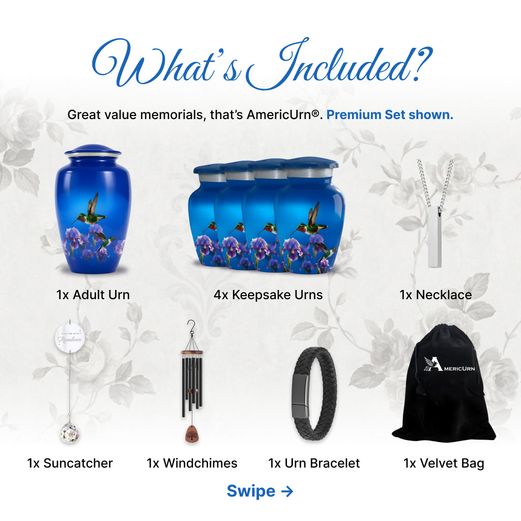 Hummingbird Image Cremation Urn