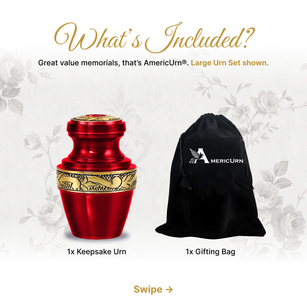 Engraved Grecian Cremation Urn