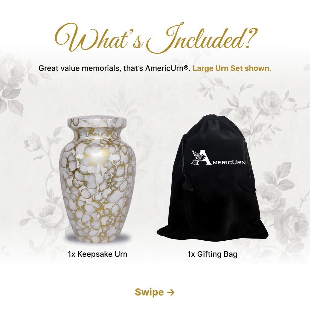 Motif Cloud Cremation Urn