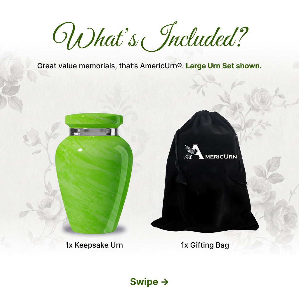 Motif Pastel Cremation Urn
