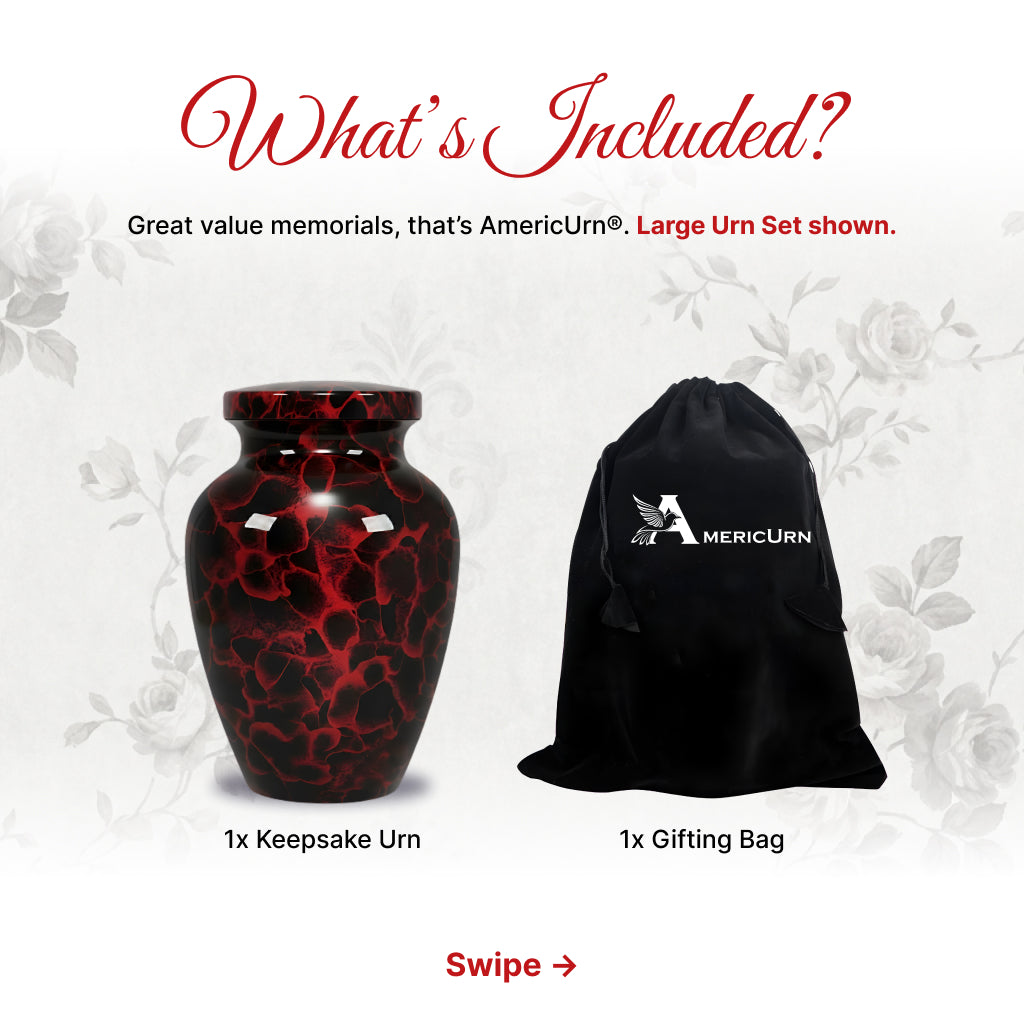 Motif Patch Cremation Urn