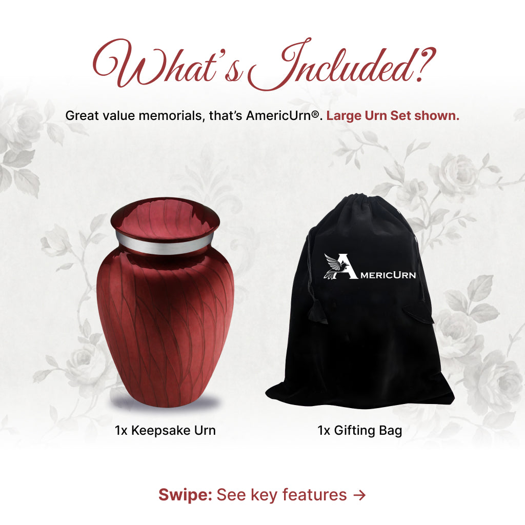 Serenity Curve Pearl Urn