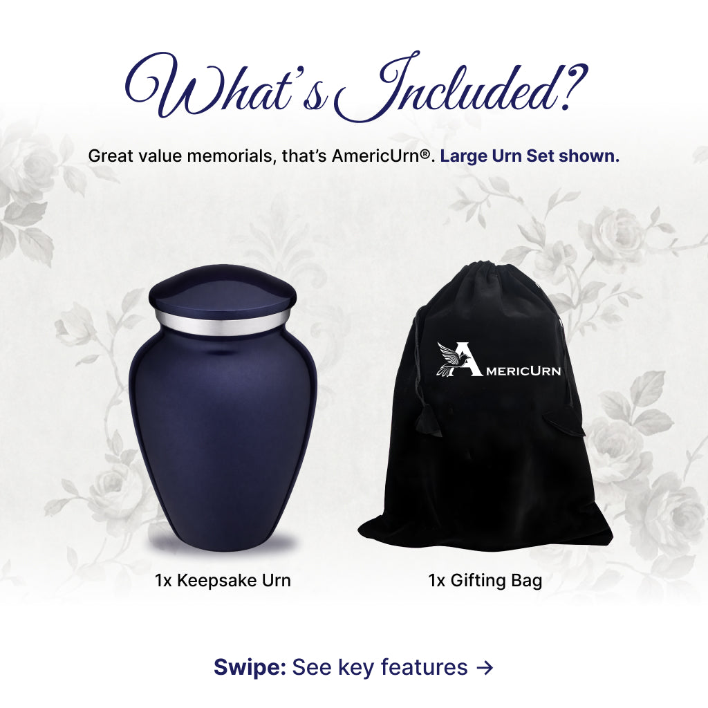 Serenity Curve Plain Urn