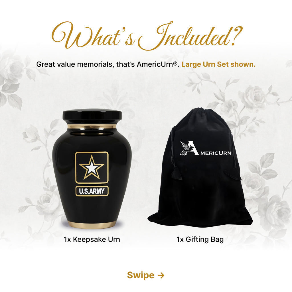 Army Veteran Memorial Urn
