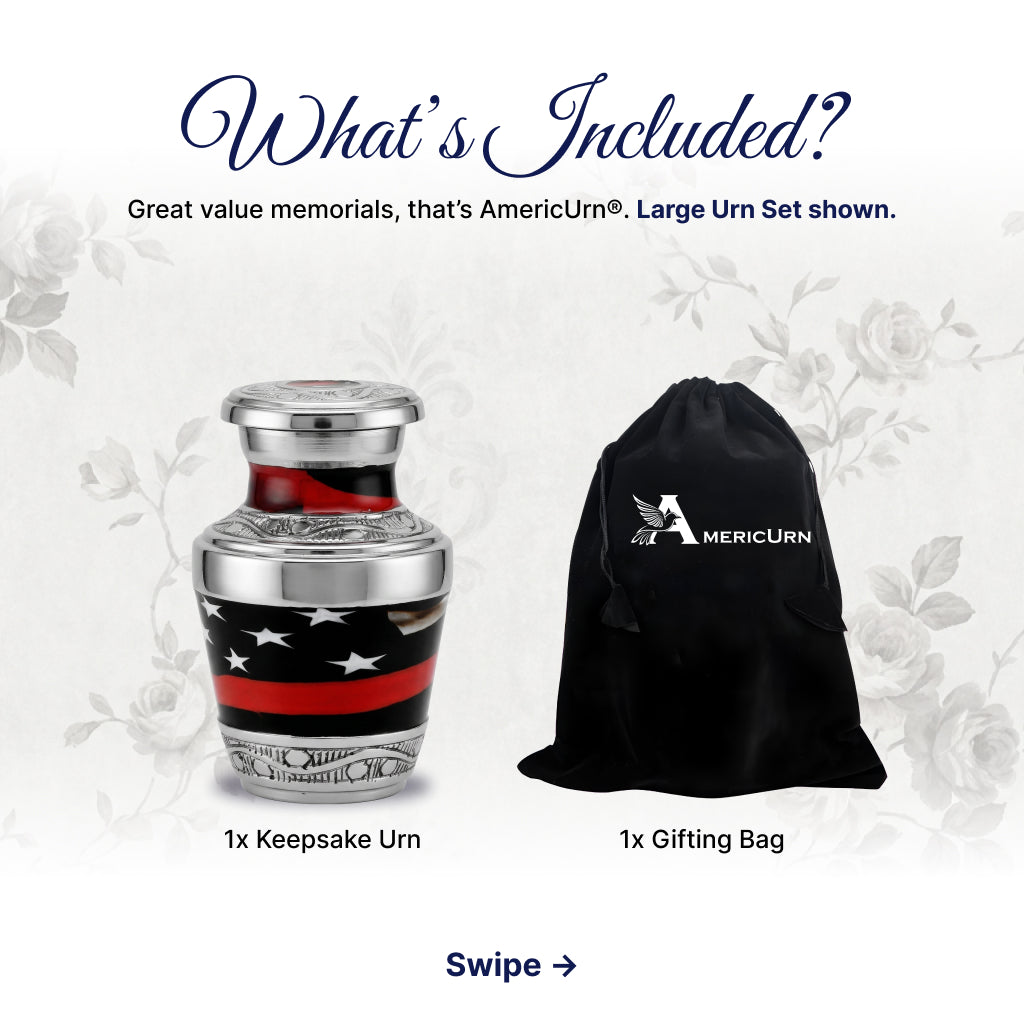 Eagle American Flag Premium Urn