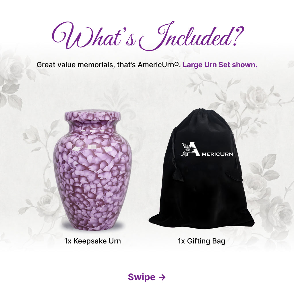 Motif Cloud Cremation Urn