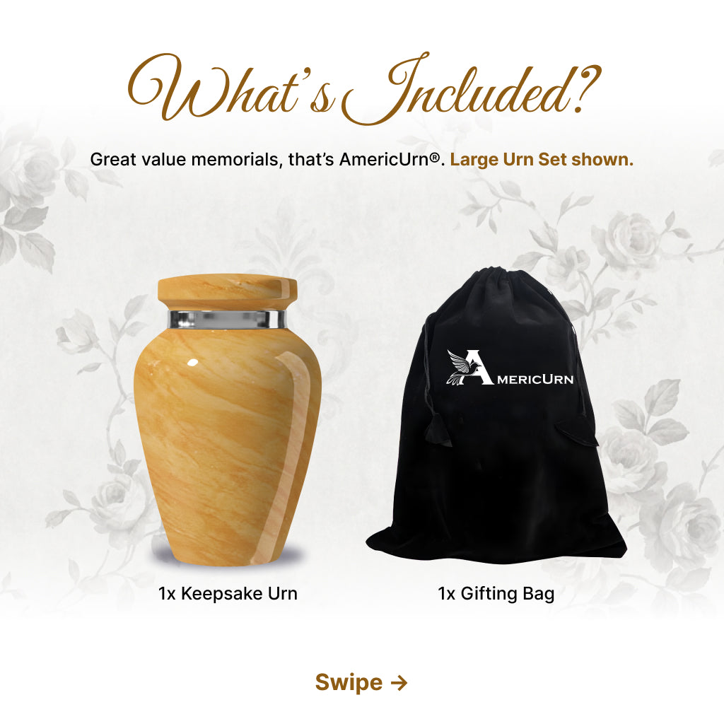 Motif Pastel Cremation Urn