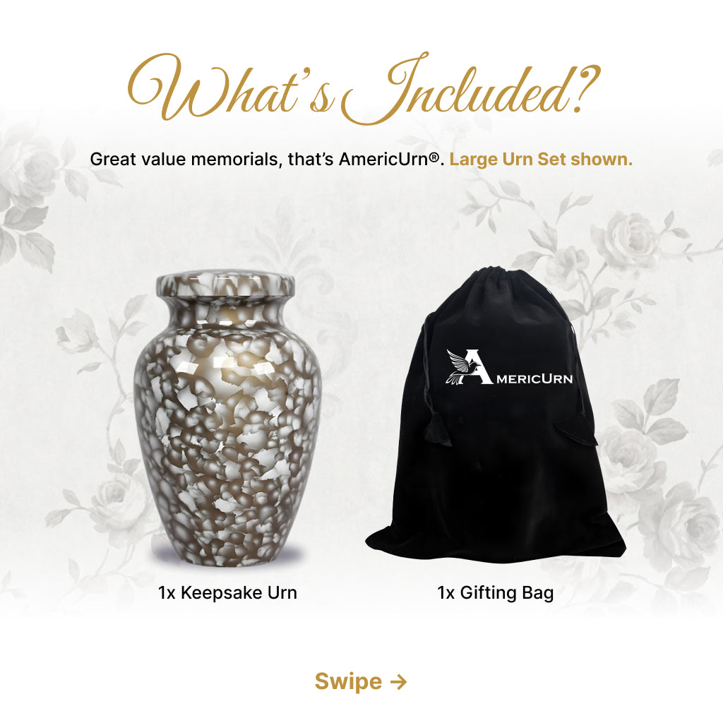 Motif Cloud Cremation Urn
