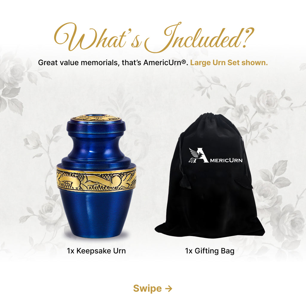 Engraved Grecian Cremation Urn