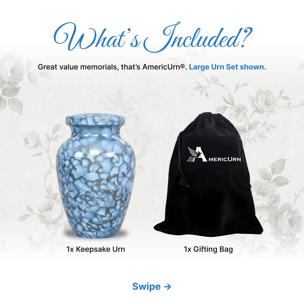 Motif Cloud Cremation Urn