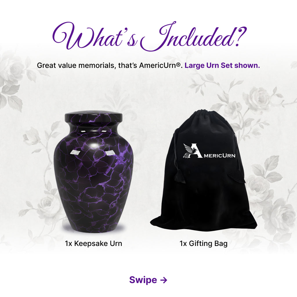 Motif Patch Cremation Urn