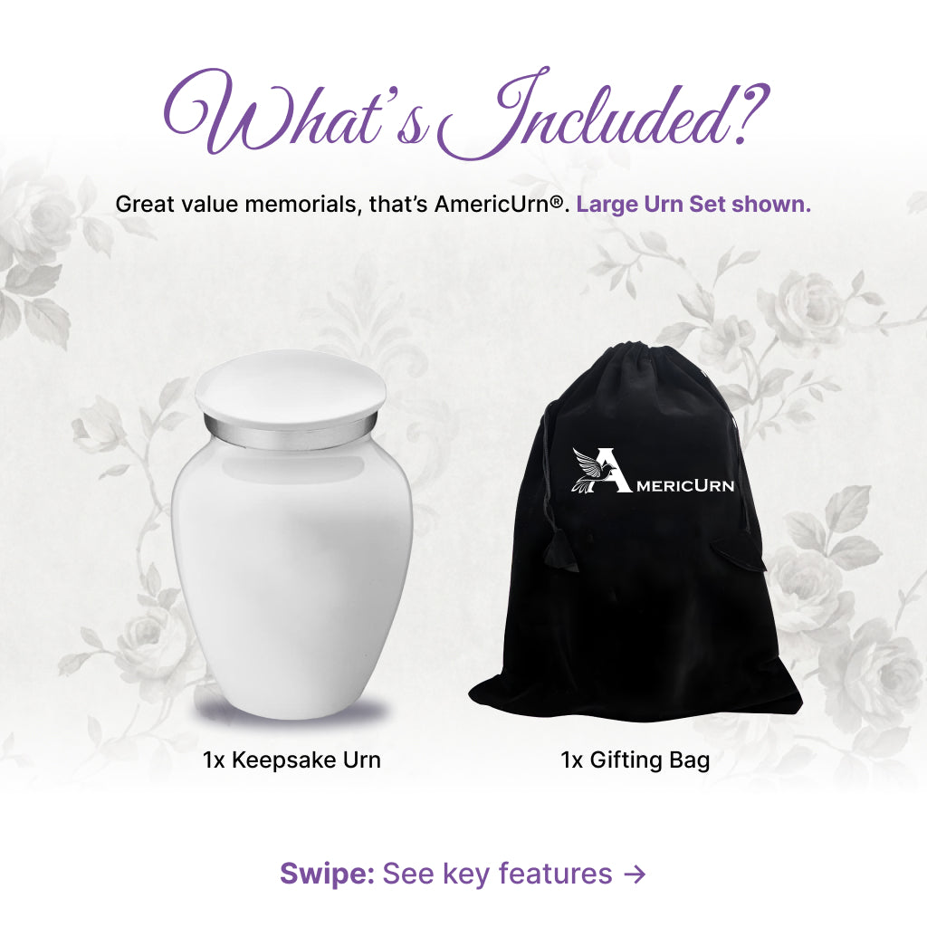 Serenity Curve Plain Urn