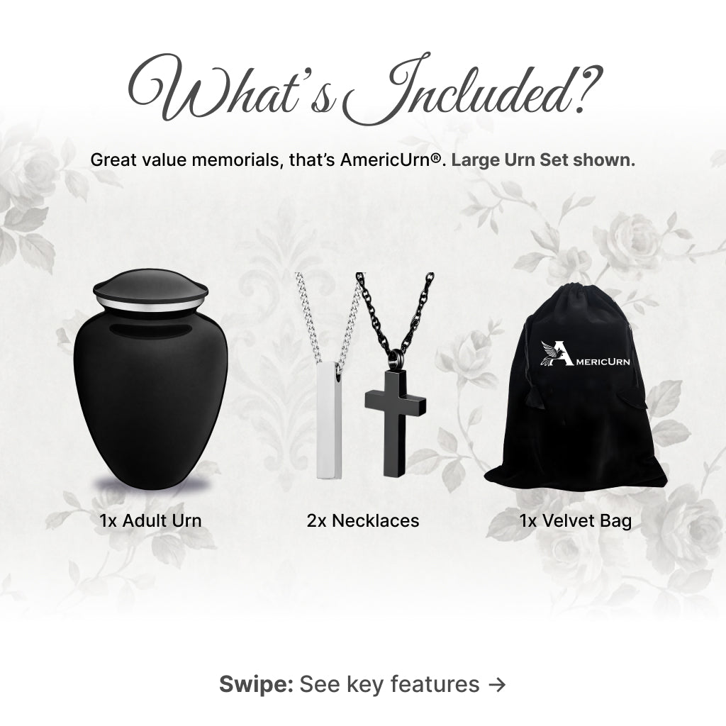 Serenity Curve Plain Urn