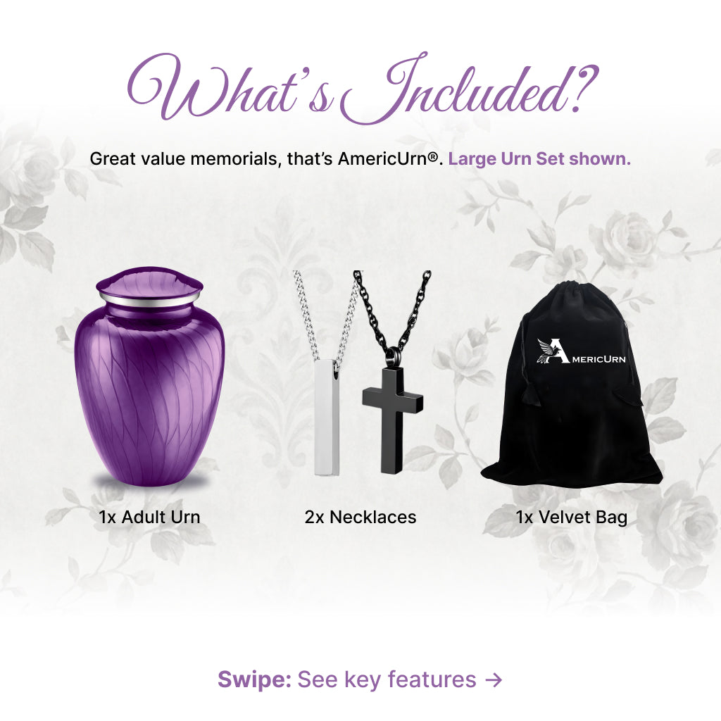 Serenity Curve Pearl Urn