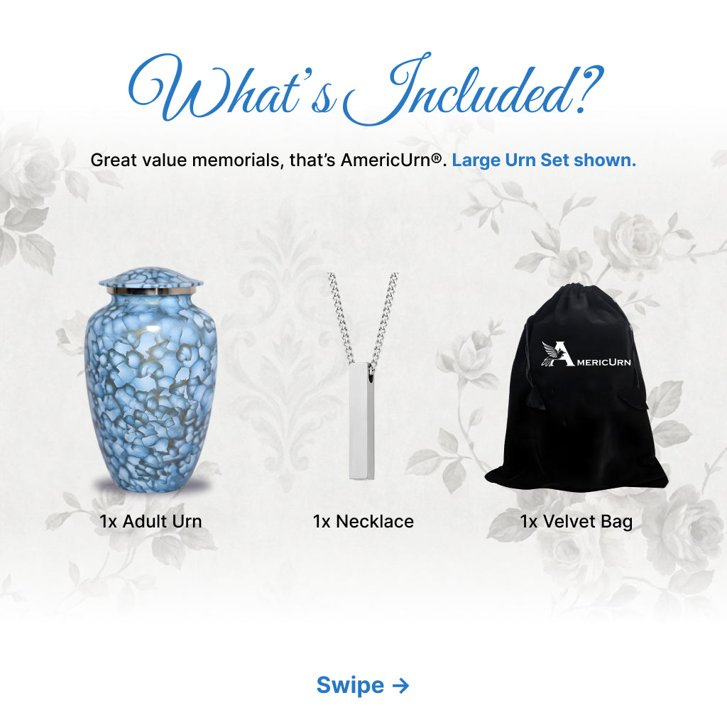 Motif Cloud Cremation Urn