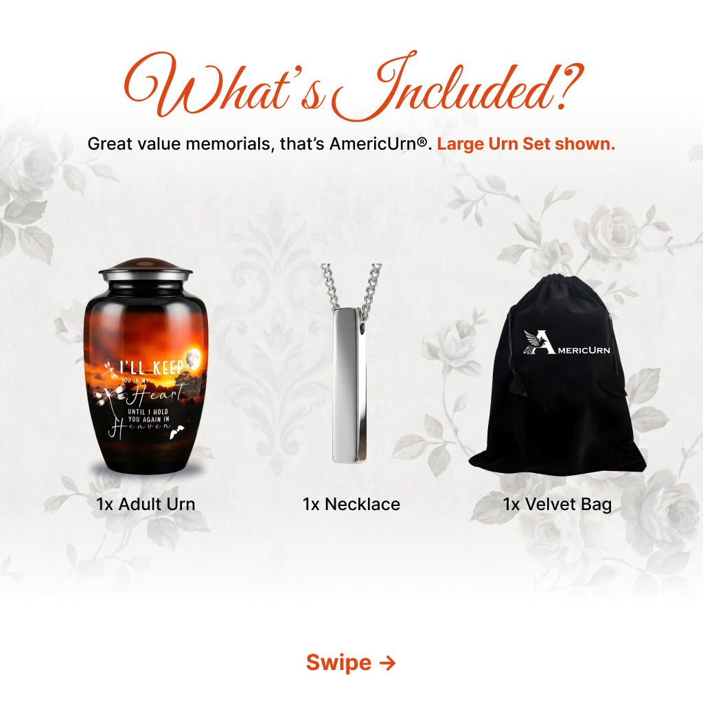 Sunset Quote Cremation Urn