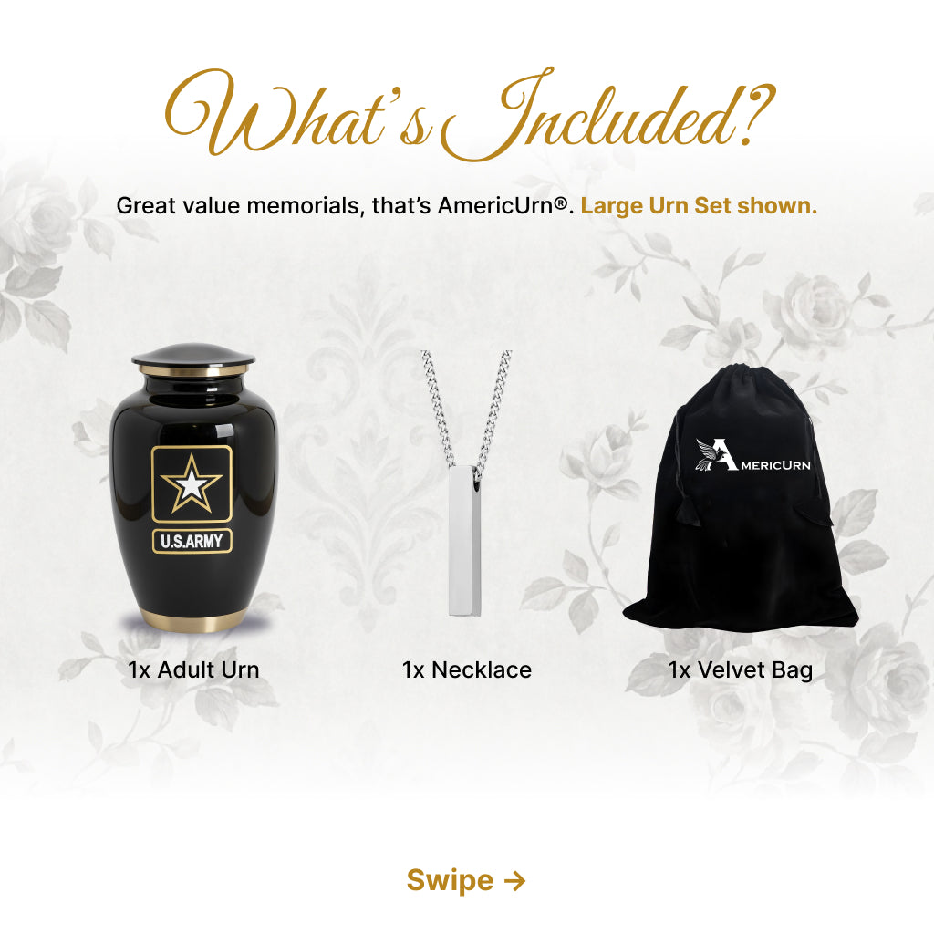 Army Veteran Memorial Urn