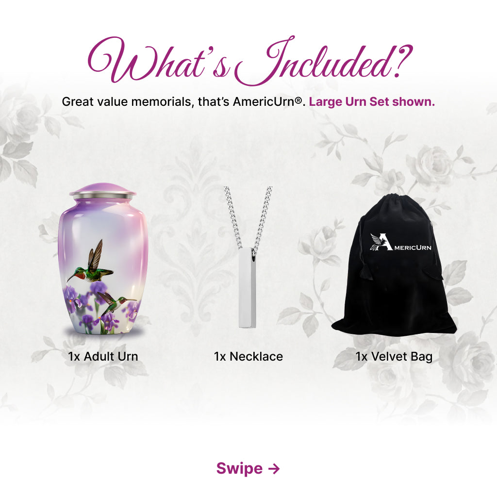 Hummingbird Image Cremation Urn