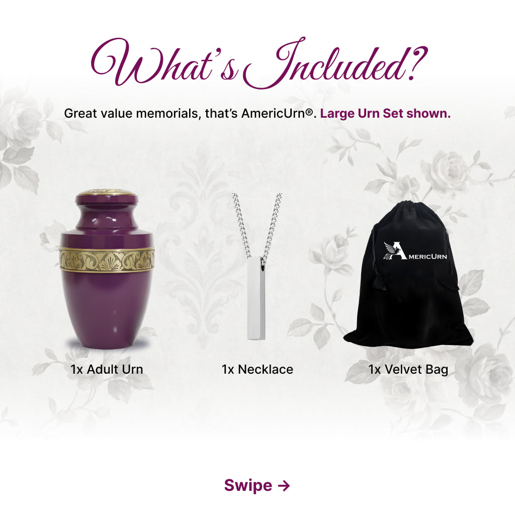 Radiant Grecian Cremation Urn