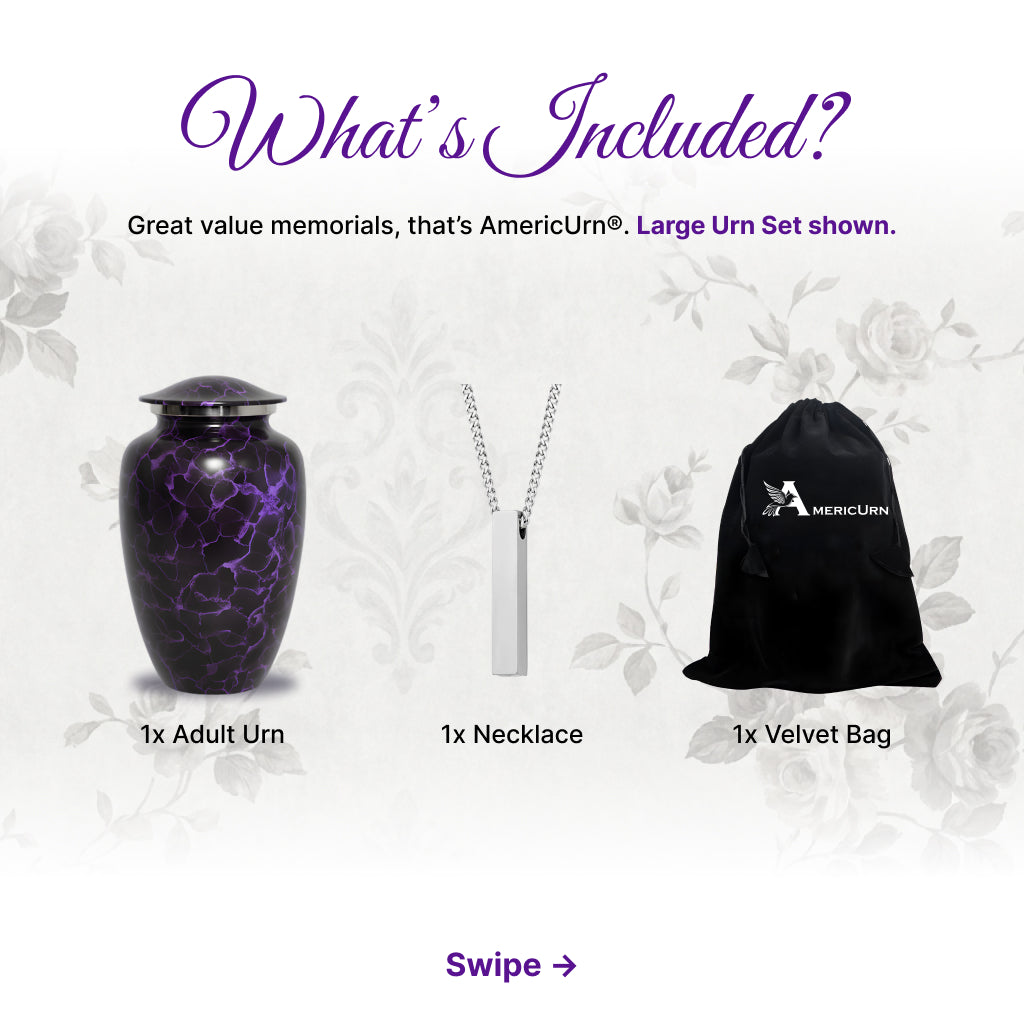 Motif Patch Cremation Urn