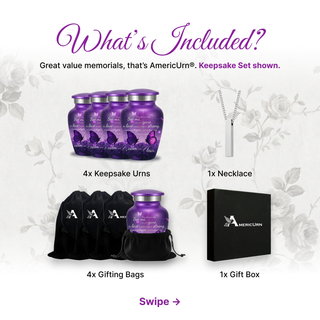 Butterfly Image Cremation Urn