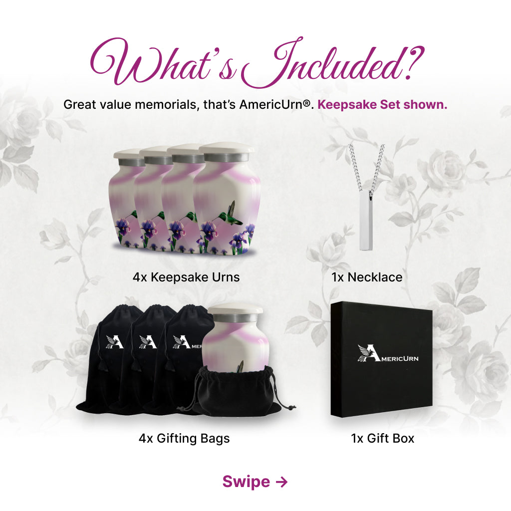 Hummingbird Image Cremation Urn