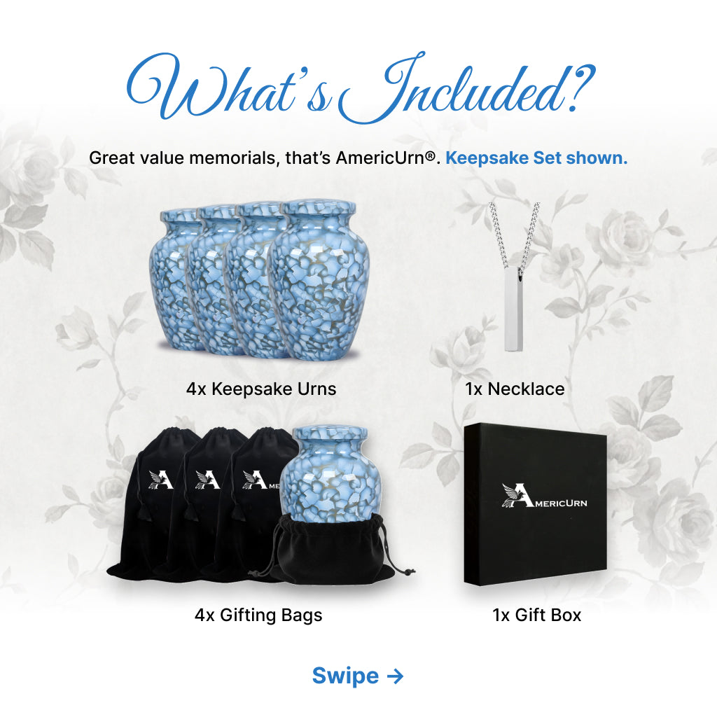 Motif Cloud Cremation Urn