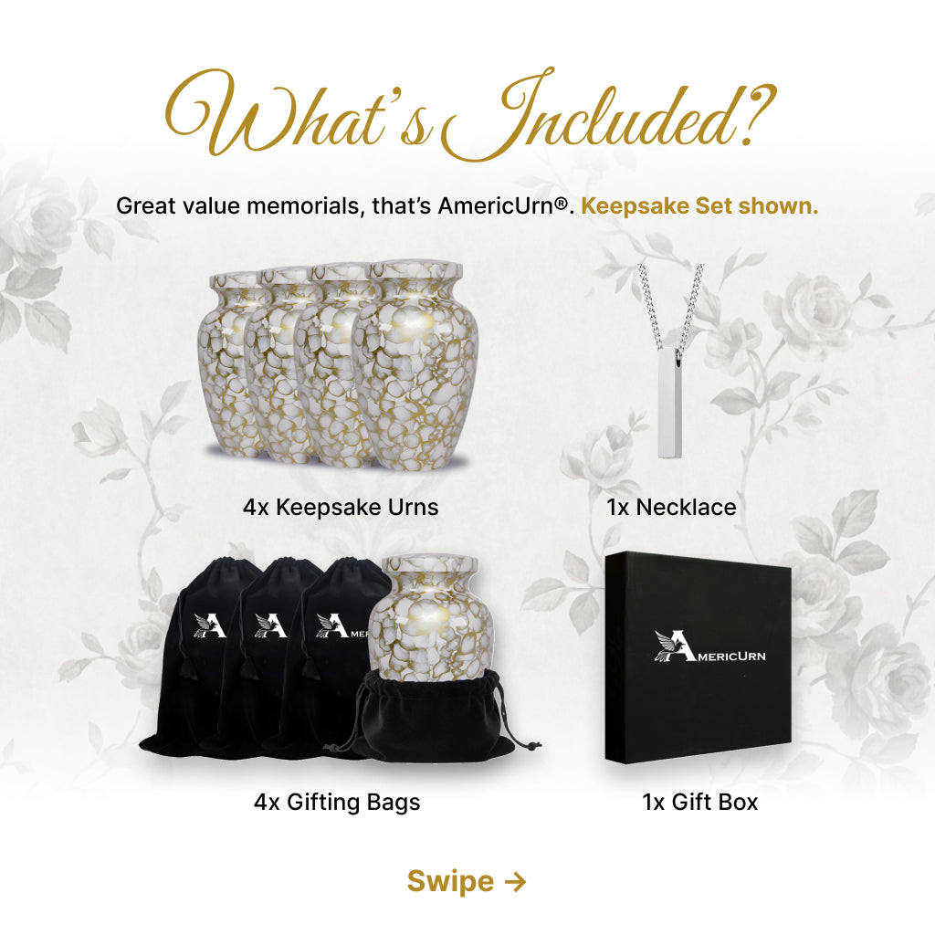 Motif Cloud Cremation Urn