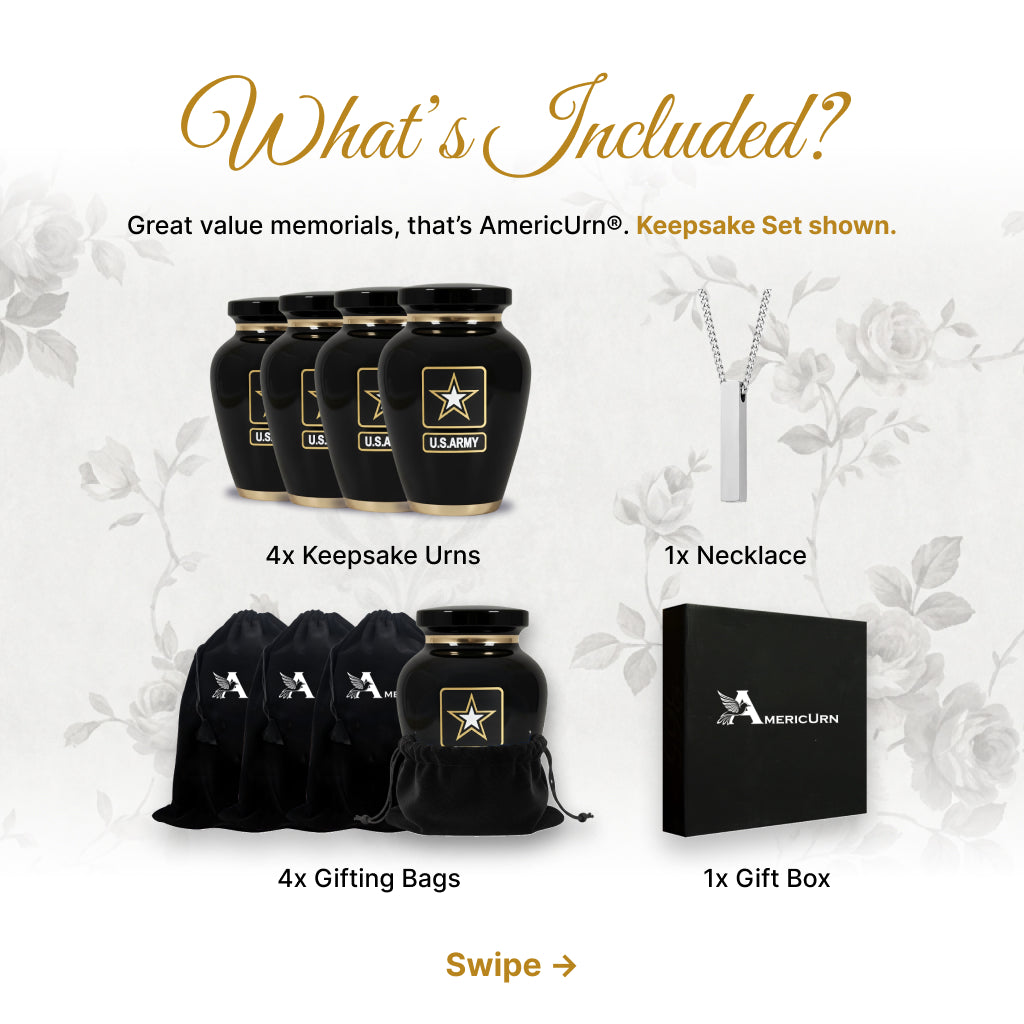 Army Veteran Memorial Urn