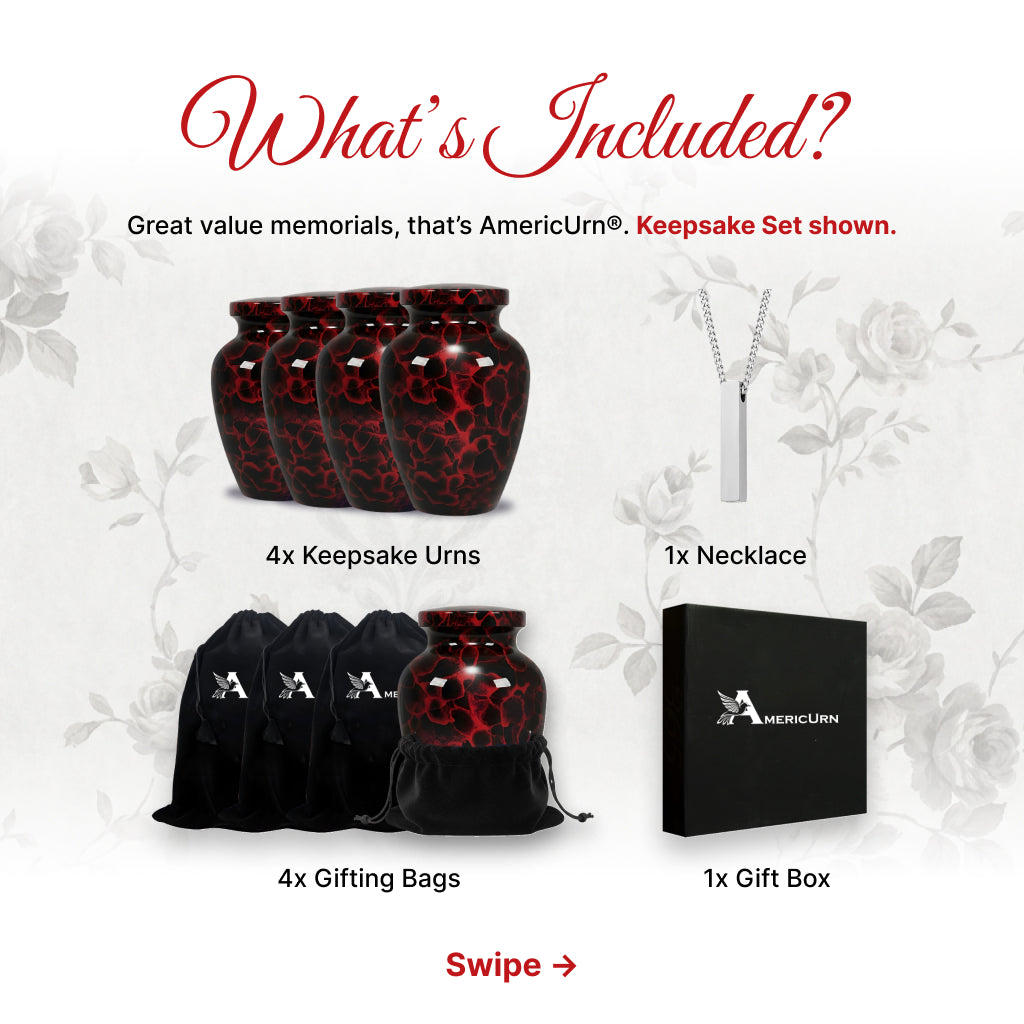 Motif Patch Cremation Urn