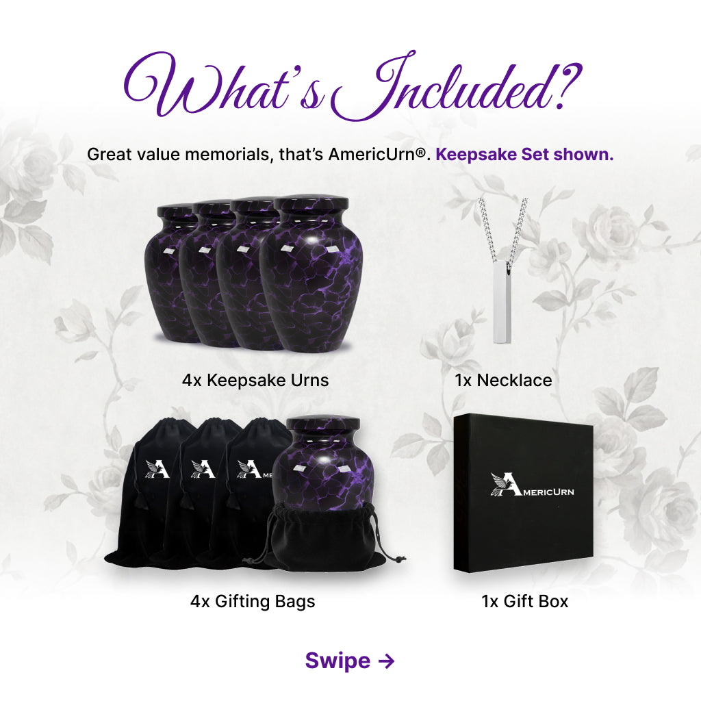 Motif Patch Cremation Urn